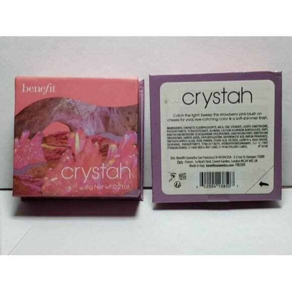 Benefit Cosmetics Blush CRYSTAH Full Size 0.21oz - Picture 1 of 6